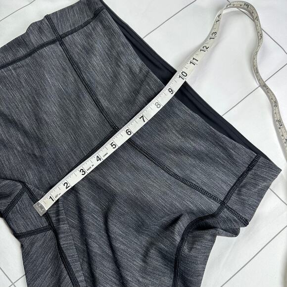 Lululemon Leggings Womens 8 Heathered Gray On Track Run Athletic Workout Gym - Picture 9 of 11